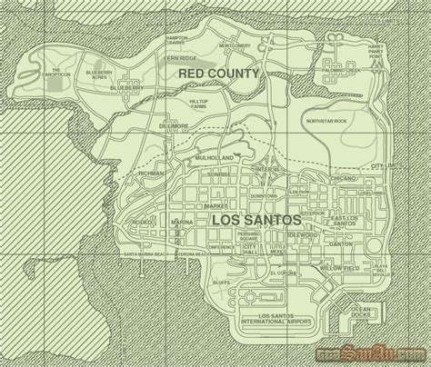 Las Venturas Gta San Andreas Map