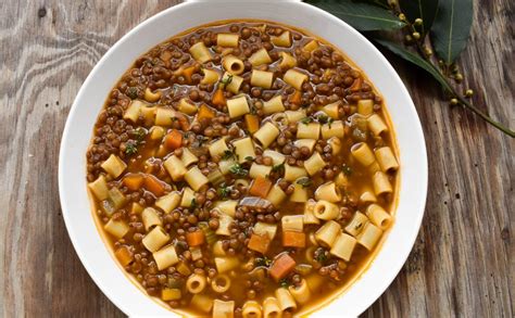 Lentil Soup Pasta Con Le Lenticchie Italian Spoon