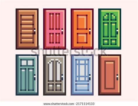 5,827 Door Pixel Stock Vectors, Images & Vector Art | Shutterstock