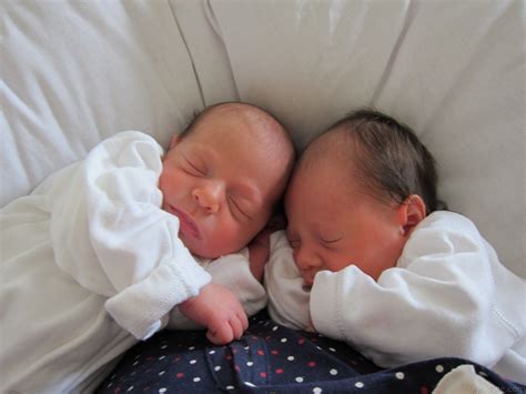 Sleeping Twins Baby