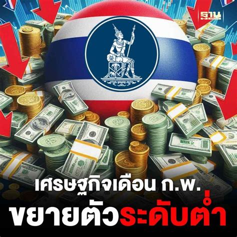 ฐานเศรษฐกิจthansettakij ธปท ชี้เศรษฐกิจเดือน กพ ขยายตัวระดับต่ำ ส่งออกยังหดตัว ธปท