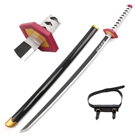 Buy Nianxinn Slayer Cosplay Tomioka Giyuu Samurai Toy Wooden Katana