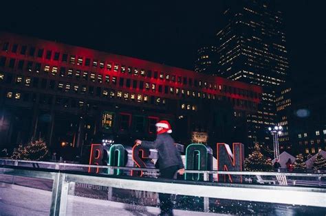 Boston winter wonderland at City Hall Plaza opens today, featuring ice ...