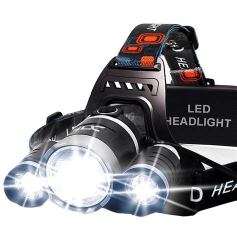 Tdc Headlamp Rechargeable Head Lamp Led Rechargeable High Lumen - Nortelshop