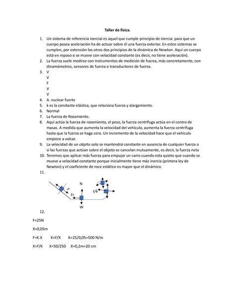 Taller de física Un sistema de referencia inercial es aquel que