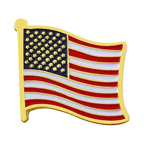 American Flag Patriotic Enamel Lapel Pin Walmart