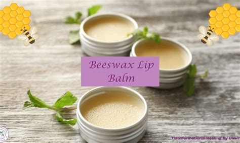 Beeswax Lip Balm Transformational Healing By Dawna