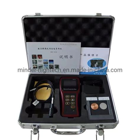 60 KHz Digital Portable Eddy Current Conductivity Meter Copper