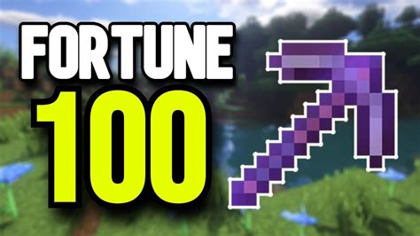 How To Get A Fortune Pickaxe In Minecraft Quick Tutorial Youtube