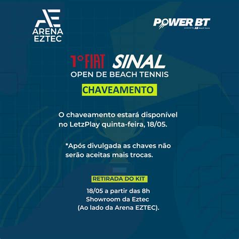 Informa Es Do Torneio Open De Beach Tennis Arena Eztec Letzplay