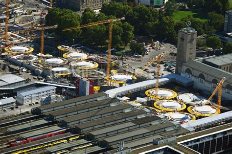 Stuttgart Aus Der Vogelperspektive Bauarbeiten Stuttgart Am