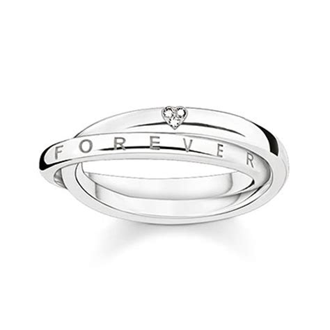 Thomas Sabo Outlet Glam Soul Together Forever Diamond Set Ring