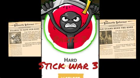 Stick War Modo Campa A Parte En Dif Cil Youtube