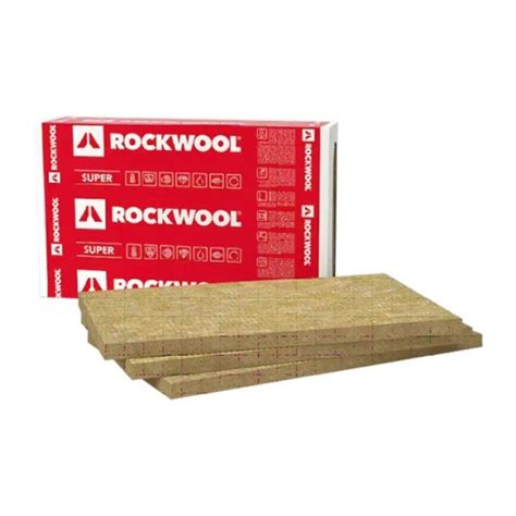 ROCKWOOL WEŁNA STEPROCK SUPER PŁYTY ZE SKALNEJ WEŁNY 40MM LAMBDA 0 035