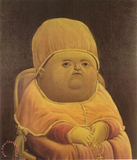 Paintings By Fernando Botero Fernando Botero Pope Leo X After Raphael