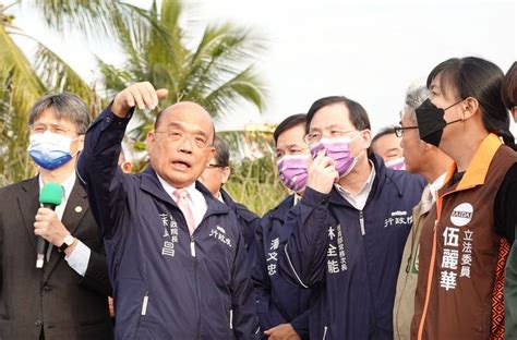 蘇貞昌視察屏東高鐵特定區規劃進度圖 中央通訊社 Line Today