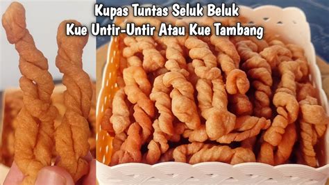 Ide Kue Lebaran Kue Untir Untir Atau Kue Tambang Yang Enak Manis Gurih