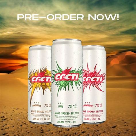 Introducing Cacti Agave Spiked Seltzer By Travis Scott