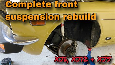 How To Rebuild The Front Suspension On A Jaguar Xj6 Xj12 Or Xjs Youtube