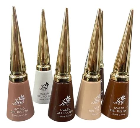 Esmaltes Gel Uv Coleção Marrons Nude Café Manicure Unha MercadoLivre