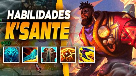 HABILIDADES KSANTE NUEVO CAMPEON De League Of Legends YouTube