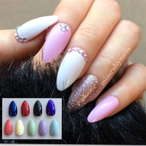 Nail Art Classy And Fabulous Gel Press On Nails Acrylic And Press On Nails Pe