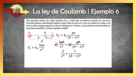 Ley De Coulomb Ejemplo 6 YouTube