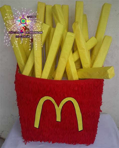 Mcdonalds piñatas Papas fritas piñata Mcdonalds Birthday Party Party