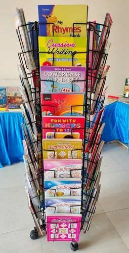 Mild Steel Revolving Magazine Display Stand For Library At Rs 6500 In