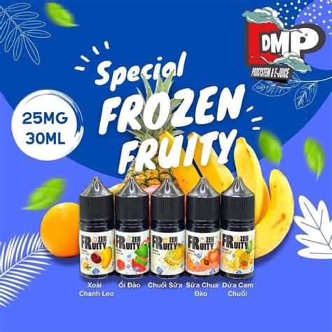 Frozen Fruity Iced Ananas Pina salt 30ml Dứa dừa CatCoil Vape Store