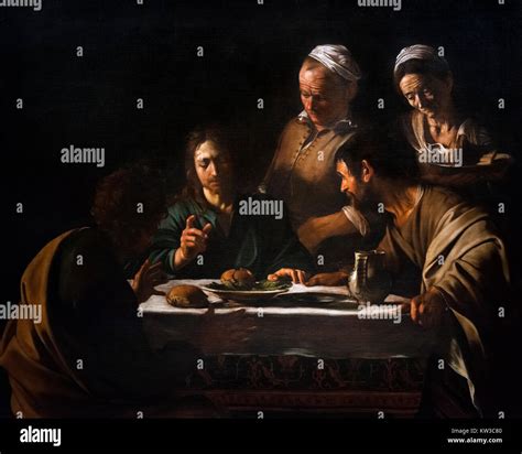 Pintura Caravaggio Cena en Emaús por Michelangelo Merisi da Caravaggio