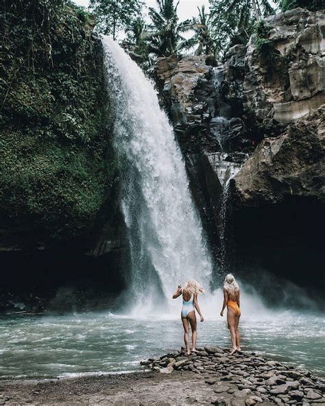 One Of The Many Beautiful Waterfalls In Bali Tegenungan Waterfall