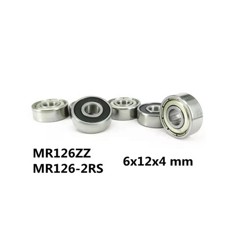 Pcs Mr Zz Mr Rs X X Mm Deep Groove Miniature Ball Bearing