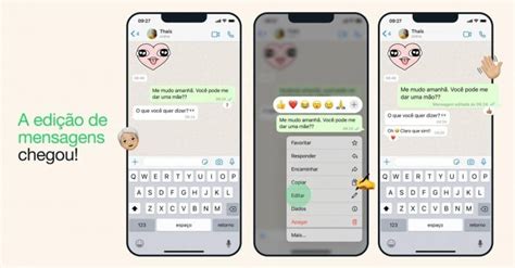 Whatsapp Disponibiliza Opção De Editar Mensagens Já Enviadas Folh Bv