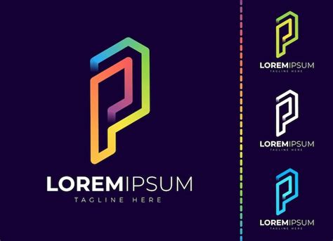 Premium Vector Letter P Logo Design Template