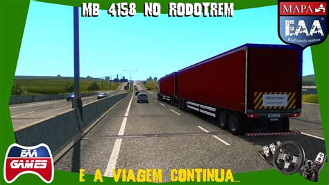 Mercedes X No Rodotrem Mapa Eaa Euro Truck Simulator Youtube