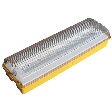 110v LED Emergency Bulkhead Light