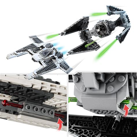 Lego Star Wars The Mandalorian Fang Fighter Vs Tie Interceptor