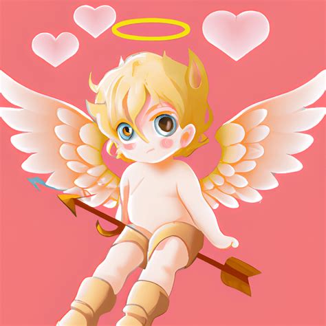 Anime Kawaii Cupid Graphic · Creative Fabrica