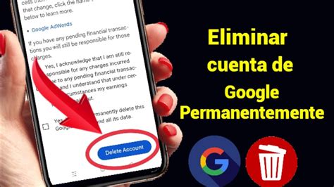 C Mo Eliminar Una Cuenta De Gmail Eliminar Cuenta De Google