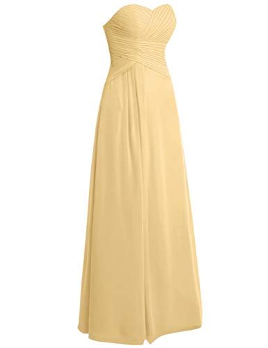 Jaeden Bridesmaid Dress Prom Dresses Long Sweetheart Chiffon Formal