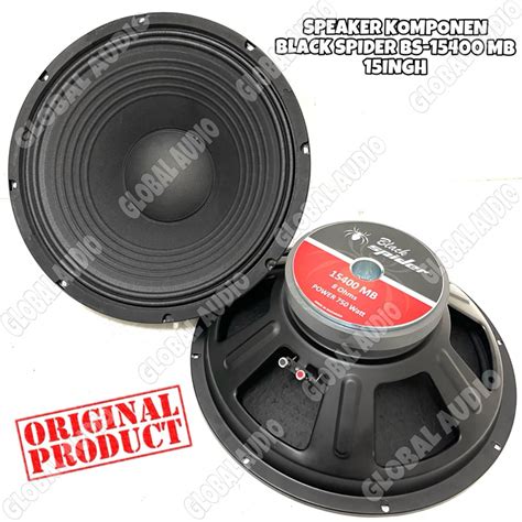 Jual Speaker Komponen Black Spider Bs Mb Inch Original Woofer