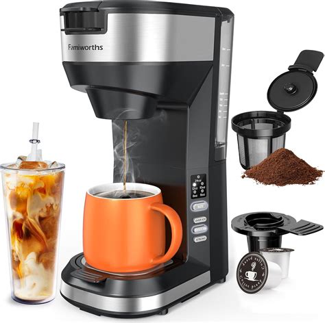 Amazon Famiworths Upgraded Hot And Iced Coffee Maker For K Cups