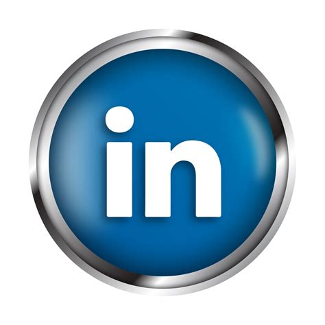 Redes Sociales Linkedin Icono Realista Png Gratis 10992698 Png