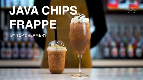 Java Chips Frappe How To Make Recipe Guide By TOP Creamery YouTube