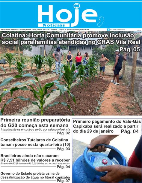 Jornal Hoje Not Cias Edi O Es