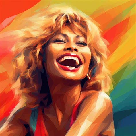 5 Tina Turner Paint Pop Art Digital Art Print Ai Etsy