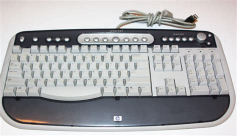 Vintage Hp Pavilion Desktop 5308 Multimedia Usb Keyboard 5185 0478