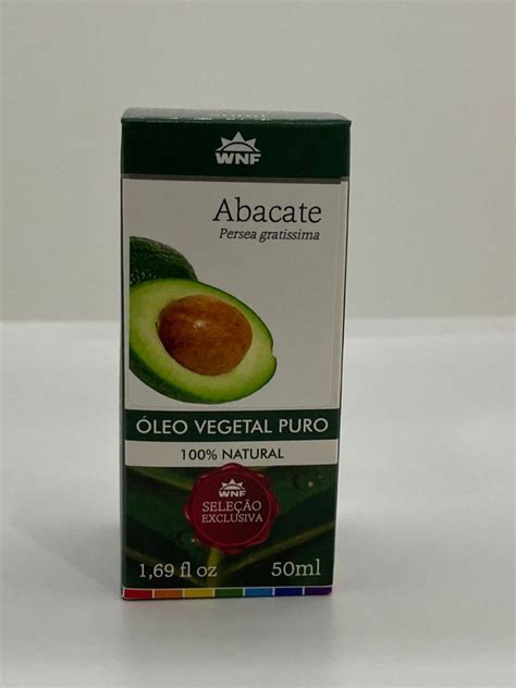 Óleo Vegetal Puro de Abacate 50ml WNF Farmácia Homeopatia Brasil