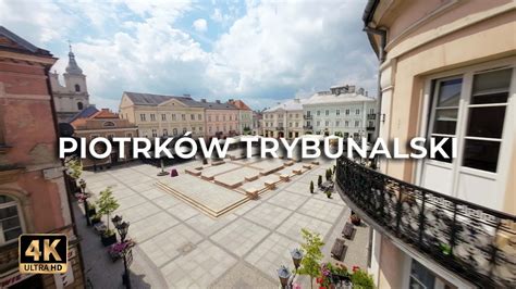 Piotrków Trybunalski Stare miasto Dworzec Lece w miasto 4k